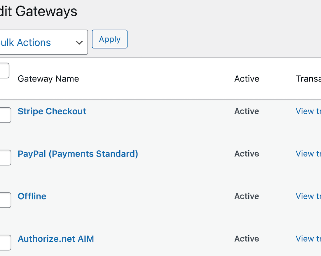 Accept and track Offline, PayPal and Authorize.net payments. Flexible Gateway API for custom integrations.