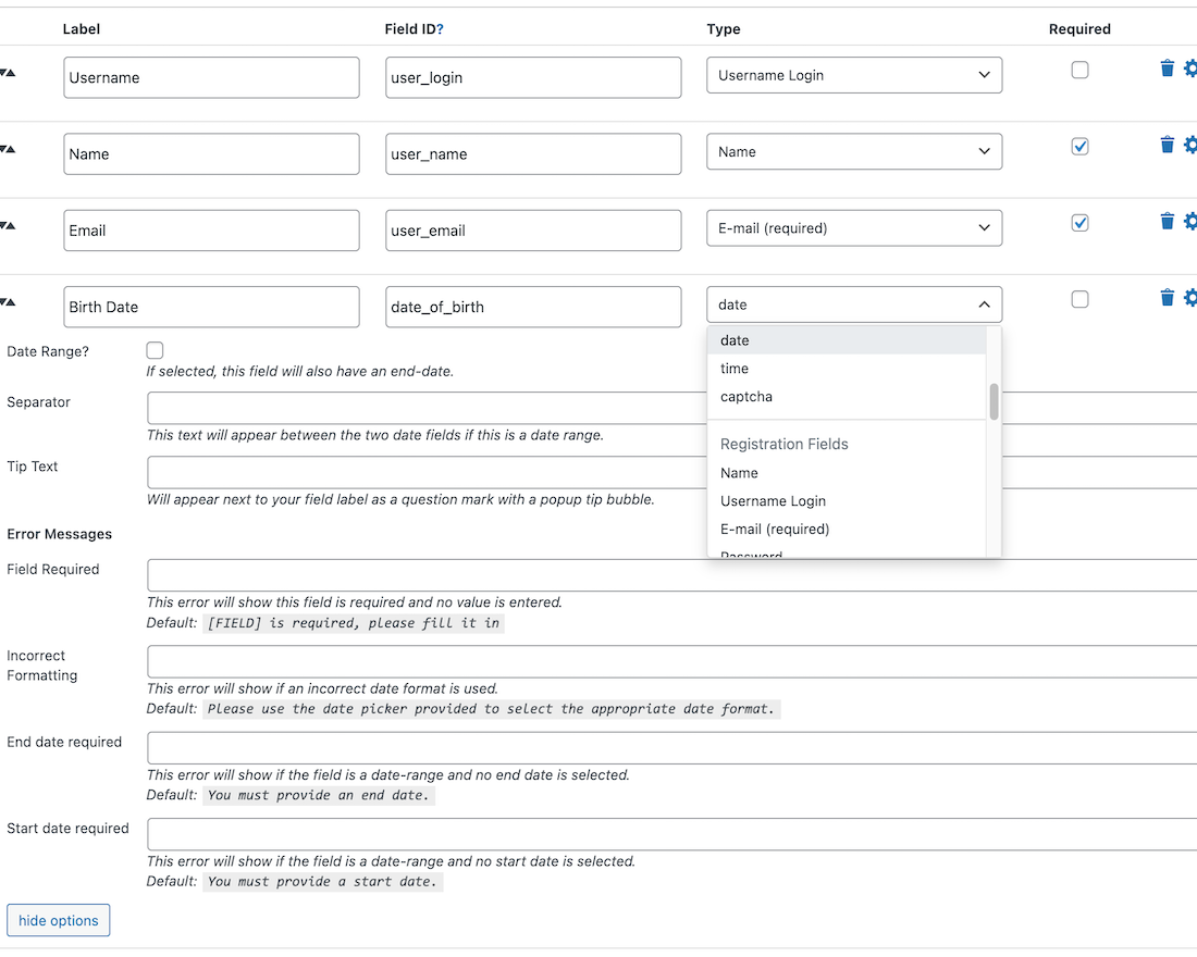 Capture important user or booking-specific information for your events with our custom booking forms!